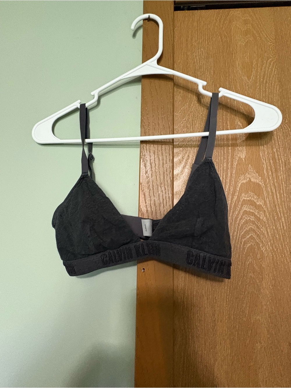 Calvin Klein gray Unlined Bralette